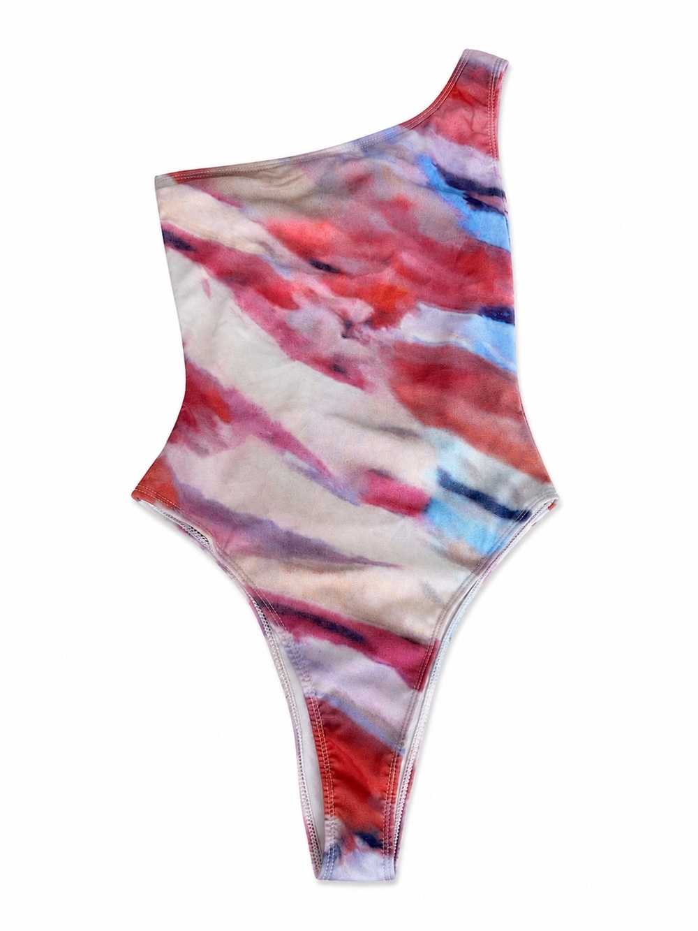 In The Style- Yasmin Devonport Collab One-Shoulder Multicolor Bodysuit - Women